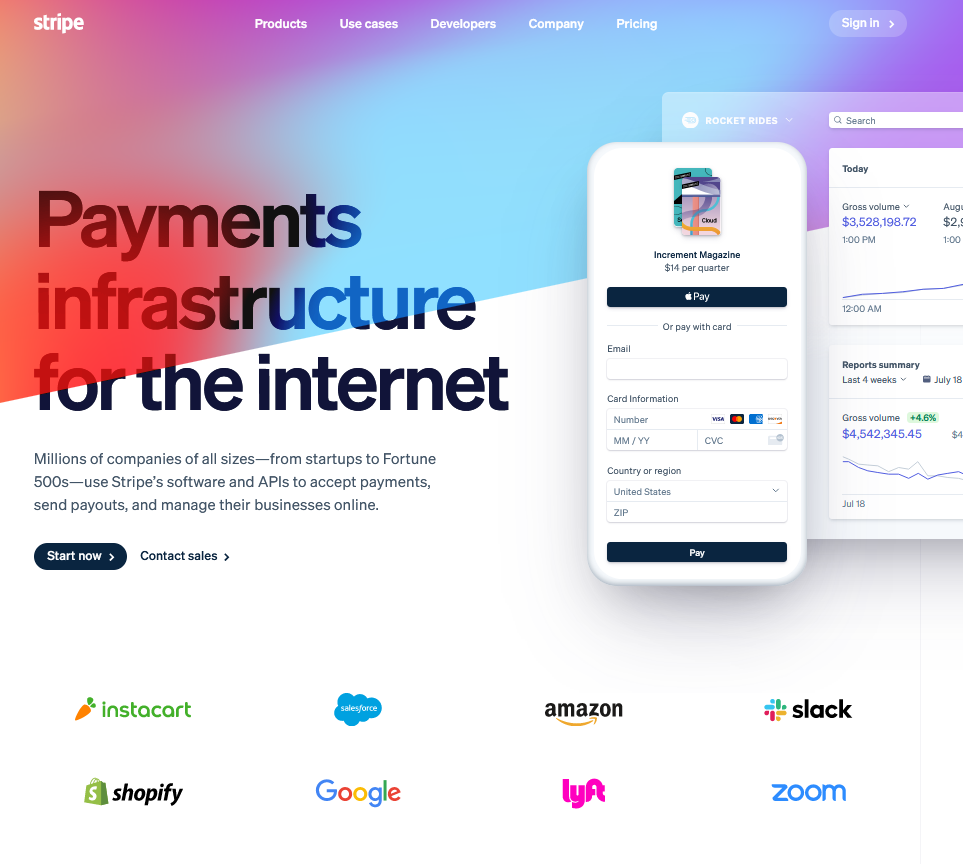 In the Stripe vs PayPal debate, Stripe can show off several prominent customers.