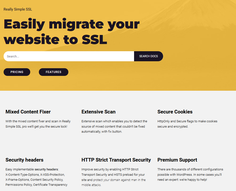 Really Simple WordPress SSL plugin.