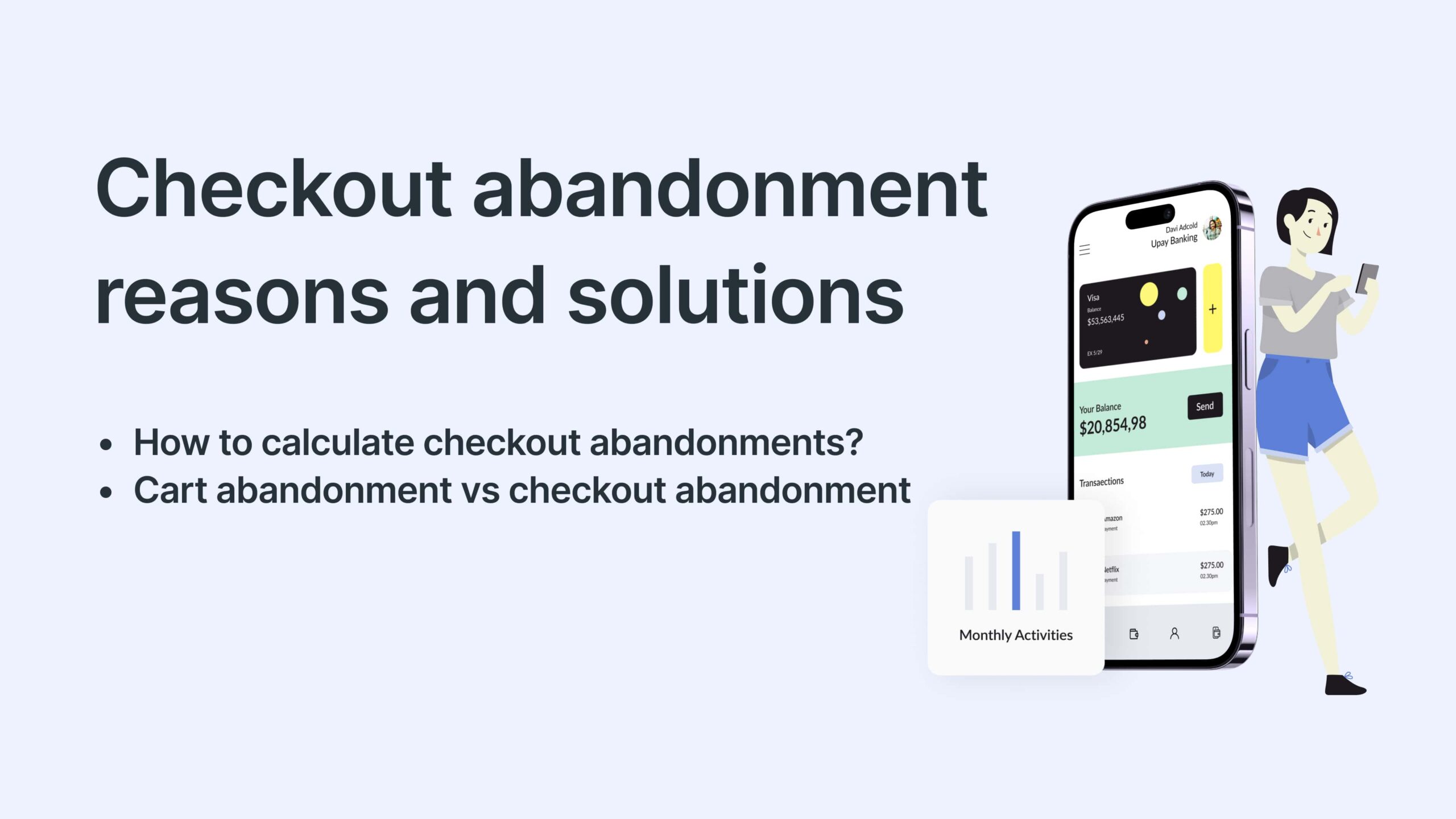 Checkout abandonment reasons