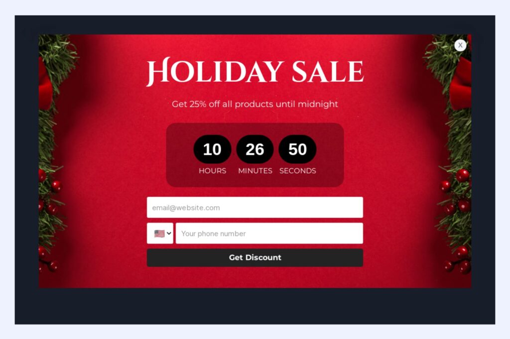 Limited time offers popups for WordPress