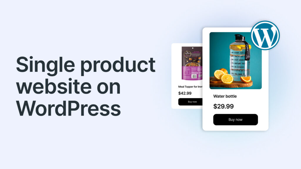 Creating single product website in WordPress: is that possible?