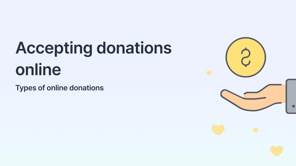 types of online donations