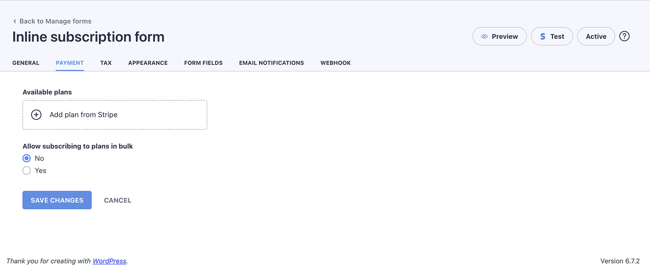 Adding Stripe products to WordPress pages with WP Full Pay