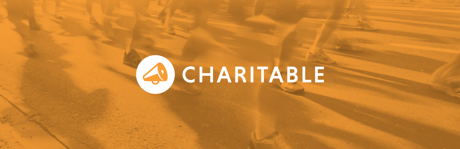 Official WordPress.org listing banner for the Charitable donation plugin