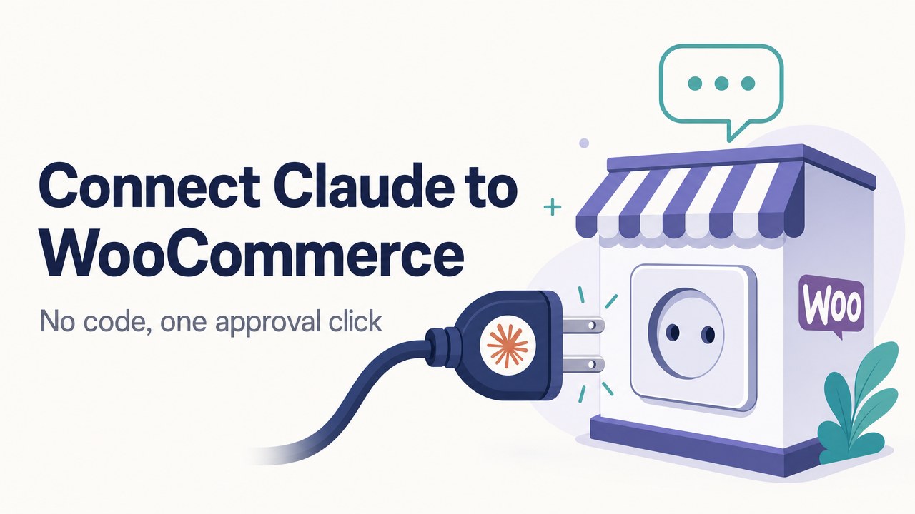 Connect Claude to WooCommerce: no code, one approval click